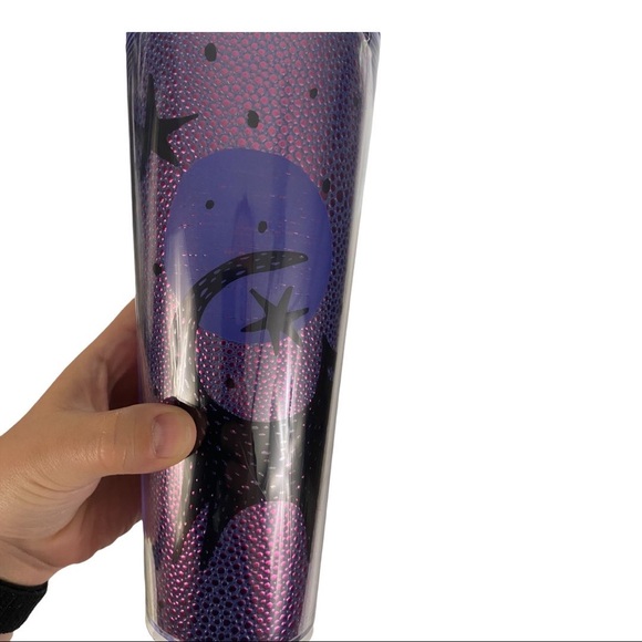 Starbucks Purple Halloween Cat Tumbler 24 oz - Picture 7 of 7